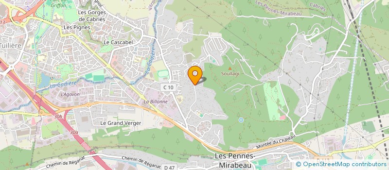 localisation de l'entreprise ART 4 E à LES PENNES-MIRABEAU