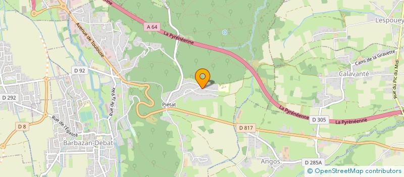 localisation de l'entreprise ART-55  BARBAZAN-DEBAT