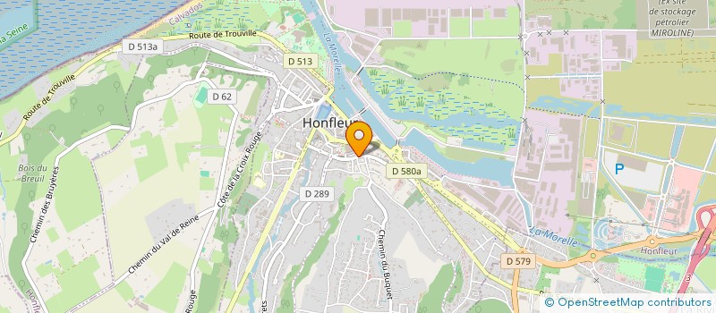 localisation de l'entreprise ART à HONFLEUR