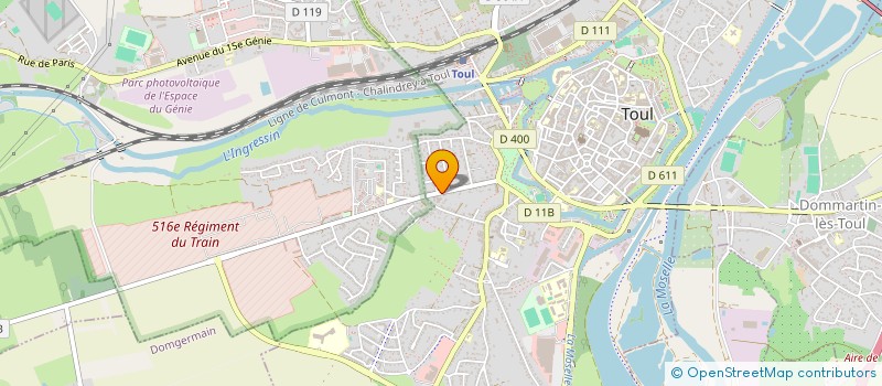 localisation de l'entreprise ART  TOUL