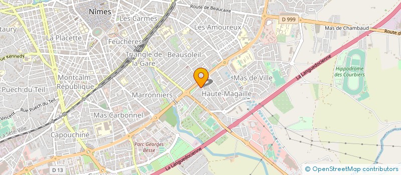 localisation de l'entreprise ART à NIMES