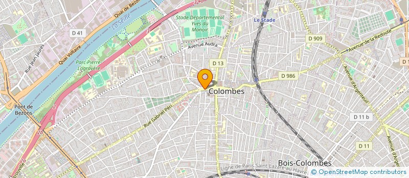 localisation de l'entreprise ART à COLOMBES