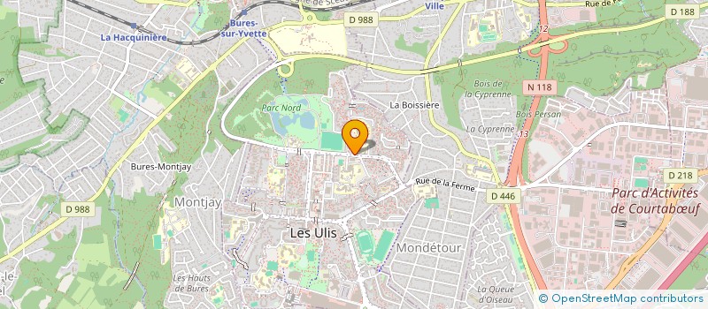 localisation de l'entreprise ART 91 à LES ULIS