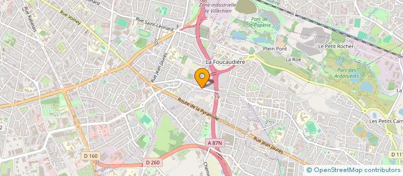 localisation de l'entreprise ART  LOIRE-AUTHION