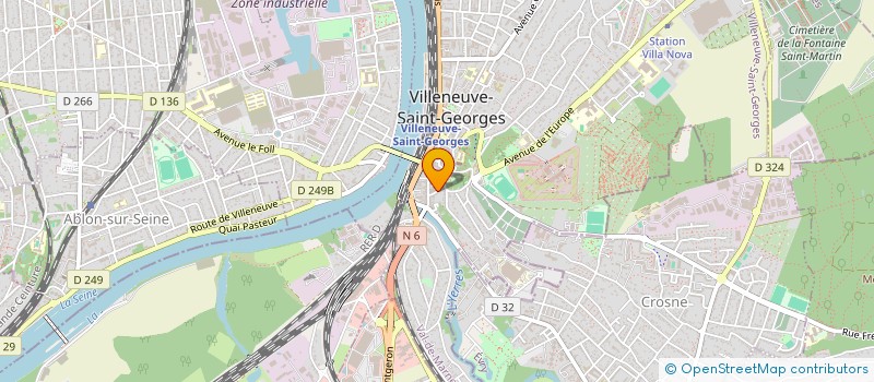 localisation de l'entreprise ART 94 à VILLENEUVE-SAINT-GEORGES