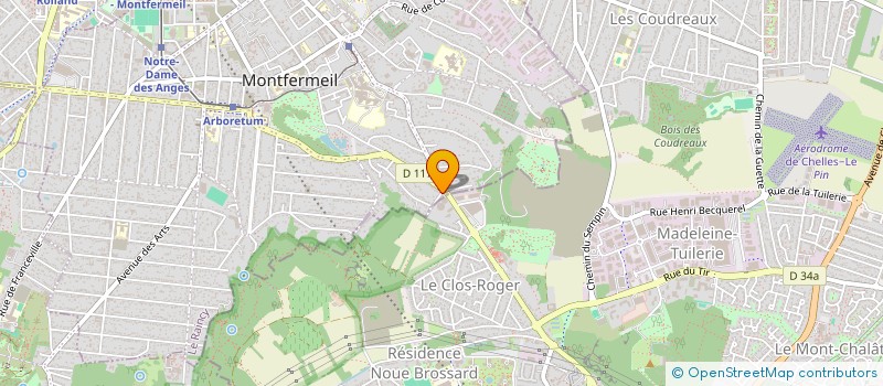 localisation de l'entreprise ART 97  MONTFERMEIL