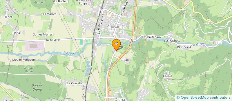 localisation de l'entreprise ART A FOISON  BEAUFORT-ORBAGNA