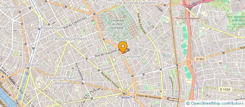 localisation de l'entreprise ART ABSOLU  PARIS