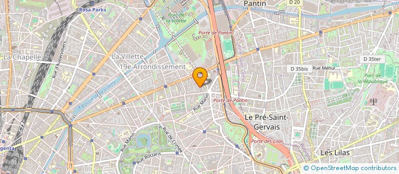 localisation de l'entreprise ART ACCES ATTITUDE  PARIS