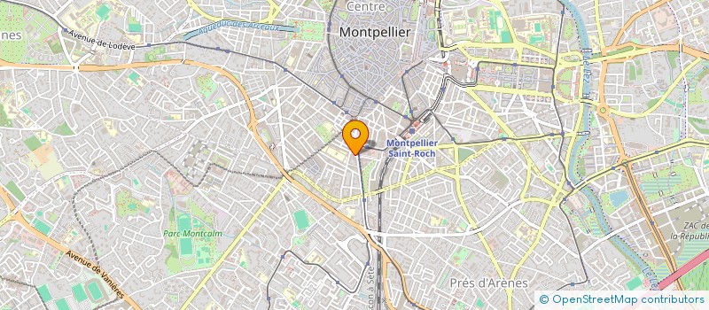 localisation de l'entreprise ART' ACTIV à MONTPELLIER
