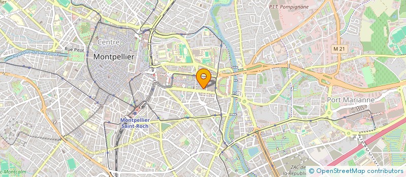 localisation de l'entreprise ART ACTUEL à MONTPELLIER