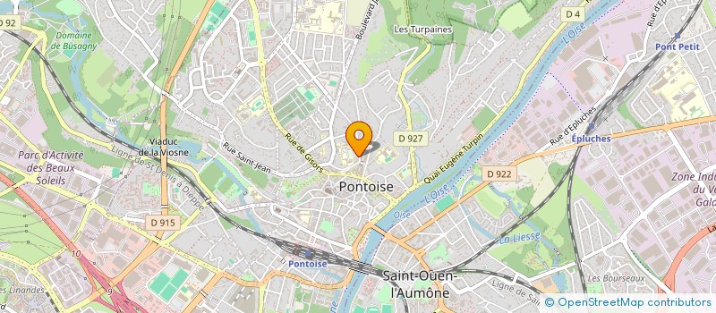 localisation de l'entreprise ART ACTUEL A PONTOISE  PONTOISE