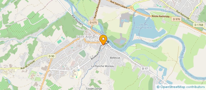 localisation de l'entreprise ART AIGNAN à SAINT-AIGNAN
