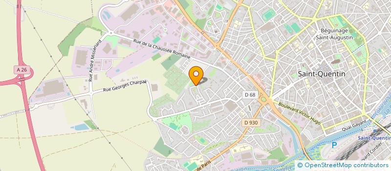 localisation de l'entreprise ART'AISNE PLUS à SAINT-QUENTIN