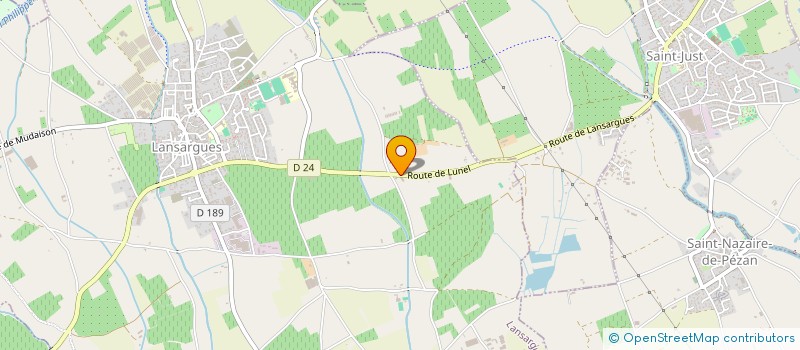 localisation de l'entreprise ART ALU à LANSARGUES
