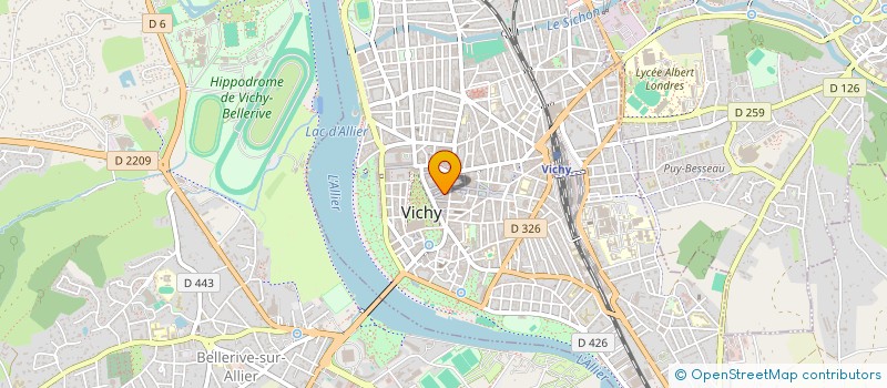 localisation de l'entreprise ART AMBIANCE à VICHY
