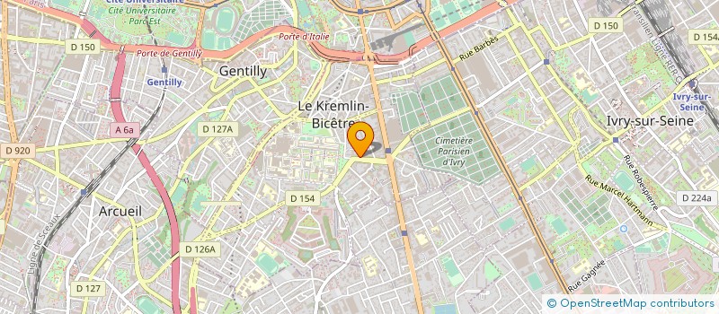 localisation de l'entreprise ART AND BLIND  LE KREMLIN-BICETRE