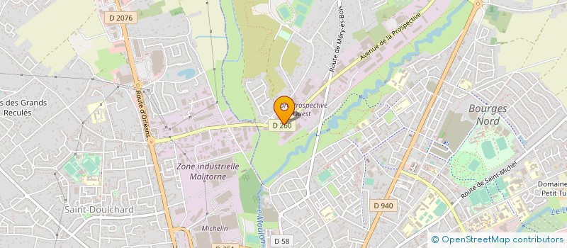 localisation de l'entreprise ART'ANIME à BOURGES