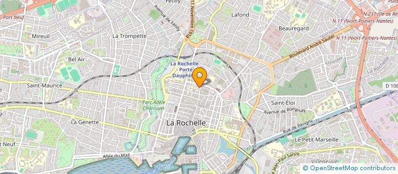 localisation de l'entreprise ART ART  LA ROCHELLE