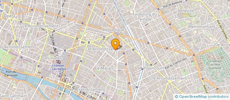 localisation de l'entreprise ART ARTISANAT APPLICATIONS à PARIS