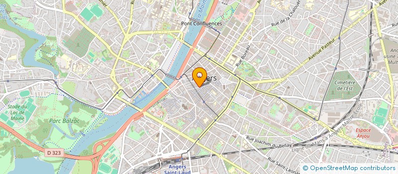 localisation de l'entreprise ART AU CARRE  ANGERS