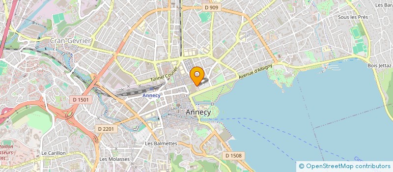localisation de l'entreprise ART AUTO 74 à ANNECY