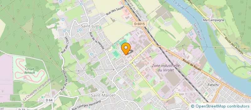 localisation de l'entreprise ART AUTO à SAINT-MARCEL