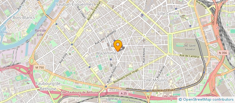 localisation de l'entreprise ART AXE & CIBLE  LILLE