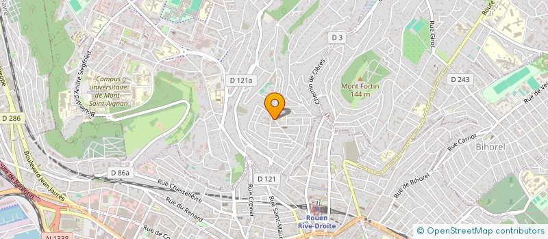 localisation de l'entreprise ART BAT  MONT-SAINT-AIGNAN