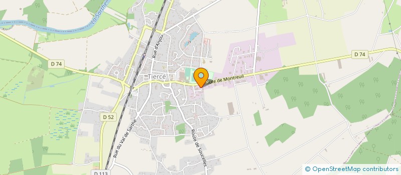 localisation de l'entreprise ART-BAT  TIERCE