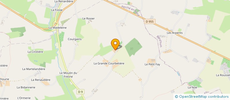 localisation de l'entreprise ART & BAT à PERCHE-EN-NOCE