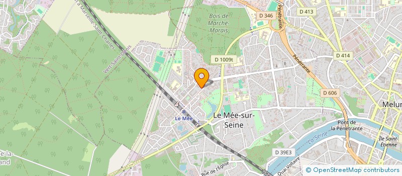localisation de l'entreprise ART BATIMENT à LE MEE-SUR-SEINE