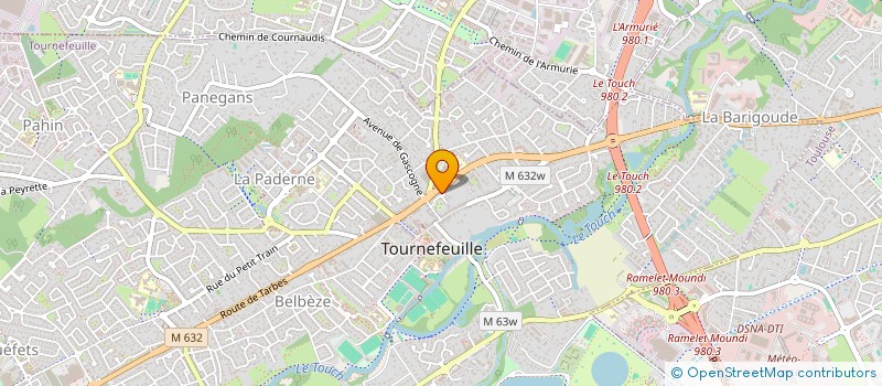 localisation de l'entreprise ART-BATIMENT à TOULOUSE
