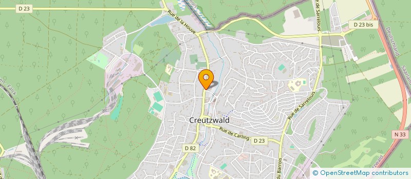 localisation de l'entreprise ART'BATIS  CREUTZWALD