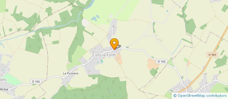 localisation de l'entreprise ART'BATIS  CIVRY-LA-FORET