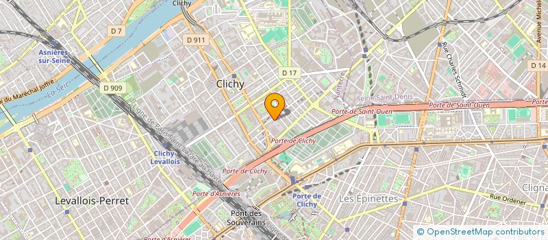localisation de l'entreprise ART'BATRENOV à CLICHY