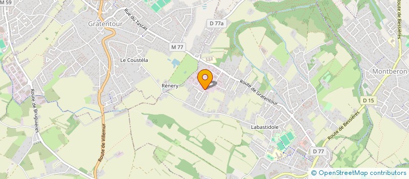 localisation de l'entreprise ART BLOSSOM  PECHBONNIEU