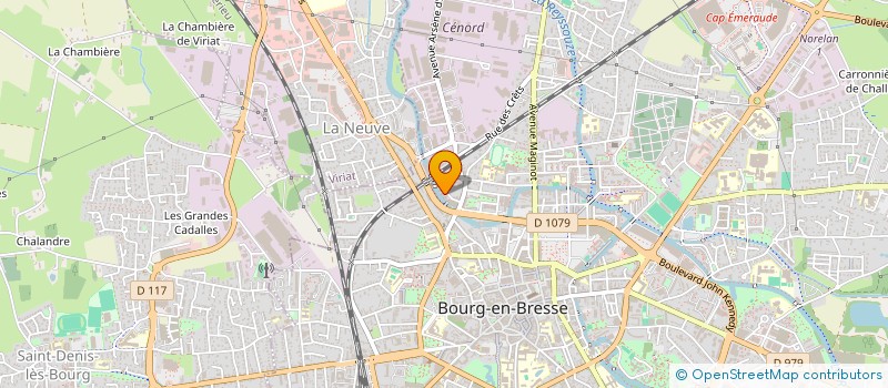 localisation de l'entreprise ART BO CREATION à BOURG-EN-BRESSE