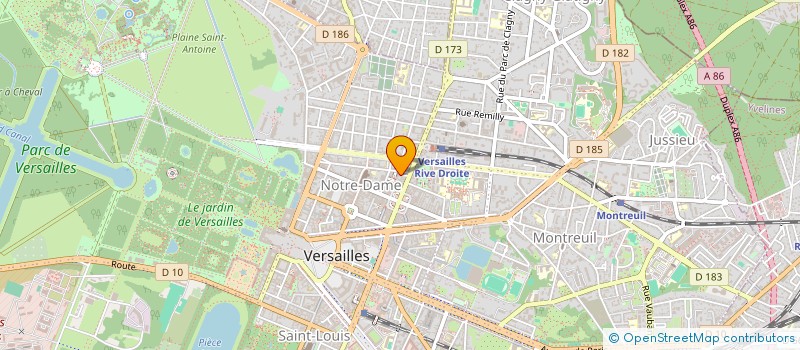localisation de l'entreprise ART & BOIS  VERSAILLES