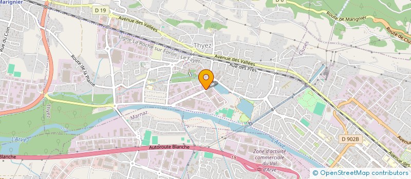 localisation de l'entreprise ART BOIS CREATION  THYEZ