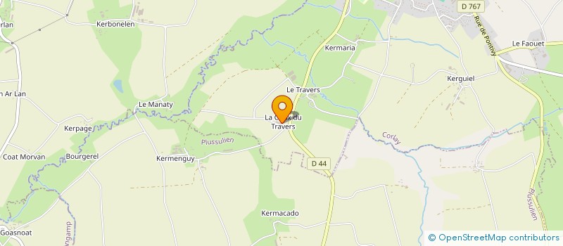 localisation de l'entreprise ART BOIS PASSIONS BATISSEURS AVENIR  CORLAY