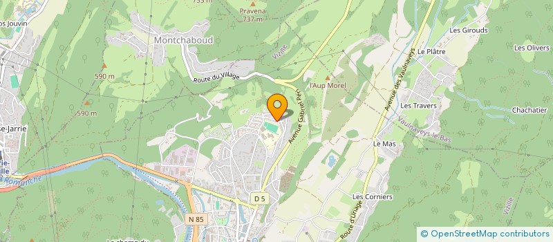 localisation de l'entreprise ART BORESCENCE  VIZILLE