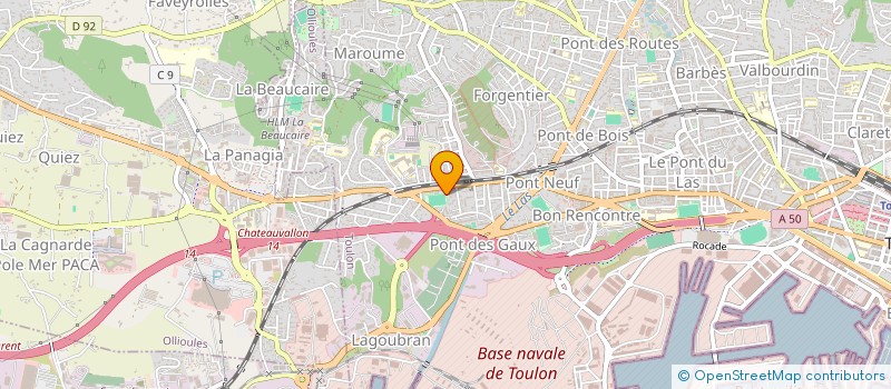 localisation de l'entreprise ART'BORESCENCE  TOULON