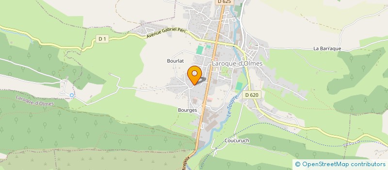localisation de l'entreprise ART BOUCHER à LAROQUE-D'OLMES
