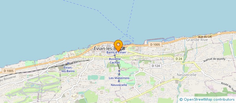 localisation de l'entreprise ART BOULES & BULLES à EVIAN-LES-BAINS