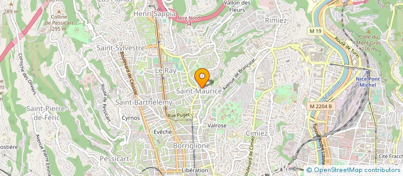 localisation de l'entreprise ART'BOX à NICE