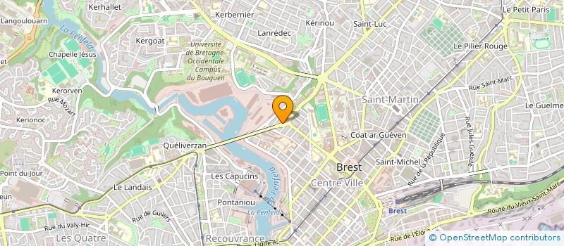 localisation de l'entreprise ART BOXING CLUB à BREST