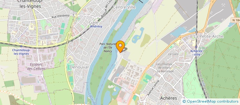 localisation de l'entreprise ART-BRECO à ACHERES