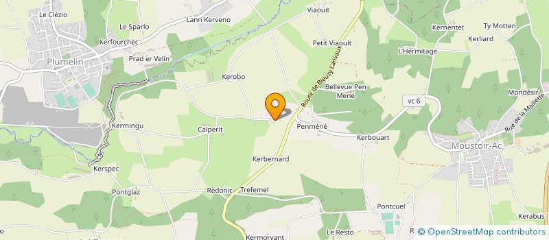 localisation de l'entreprise ART BREIZH METAL à MOUSTOIR-AC