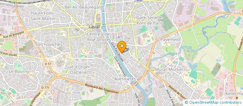 localisation de l'entreprise ART BRICOT à LAVAL